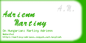 adrienn martiny business card